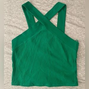 Green Halter Top